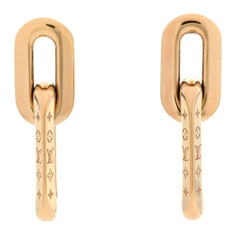 lv edge double earrings